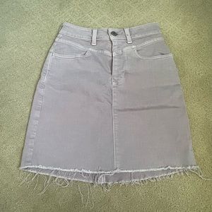 Hollister Light Purple Jean Skirt